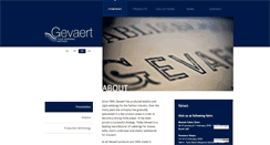 Desktop Screenshot of gevaertband.be